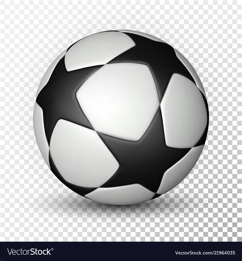 You can download vector image in eps, ai, cdr formats. Football ball soccer ball on transparent Vector Image