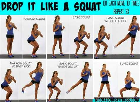 That's about 50 to 70 percent of your 1rm. Nicole Jones: Squat Routine