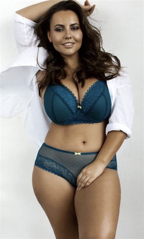 We make it a priority to design based on plus size proportions not a generic size. Russian curvy models, plus size beauty