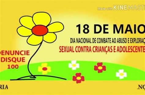 E entregar balas à comunidade. Dia Nacional de Combate ao Abuso e à Exploração Sexual ...