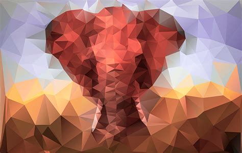 Buy elephant print, geometric elephant, elephant art, real gold foil, elephant wall art, gold elephant print, nursery gold foil print.: 530 free geometric low poly backgrounds pack