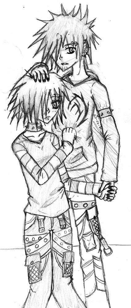 Colors may vary slightly due to different monitors gothic anime pretty drawings outline drawings emo kunst girl outlines arte emo coloring pages for teenagers character art character. emo-anime-coloring-pages-259 | Anime/Manga/drawings ...