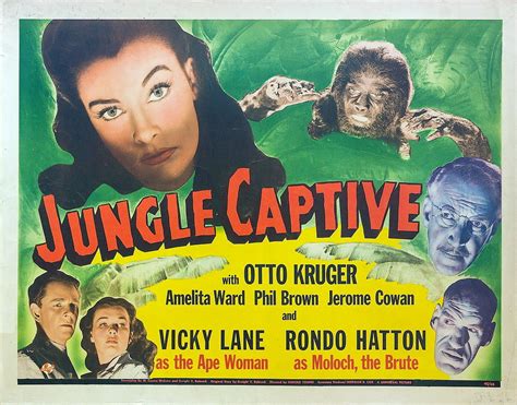 Kate mara, leonor varela, michael kenneth williams vb. The History of Horror Cinema: THE JUNGLE CAPTIVE (1945)