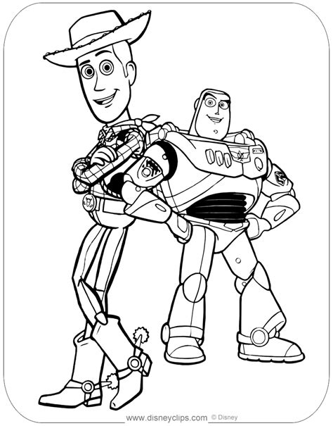 Toy story woody coloring pages download and print these toy story woody coloring pages for free. Toy Story Coloring Pages (2) | Disneyclips.com
