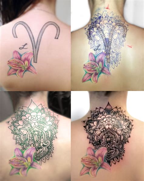 Sündige Haut Tattoo . Suendige Haut Tattoo . Cover up tattoo . Mandala Tattoo | Cover tattoo ...