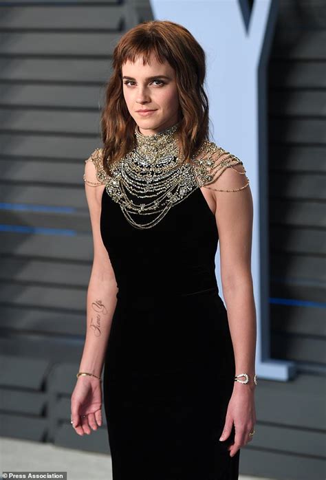 This cuts down on blogspam, as well as broken links from small webservers that can't handle the traffic. Emma Watson debuts huge Time´s Up tattoo - complete ...