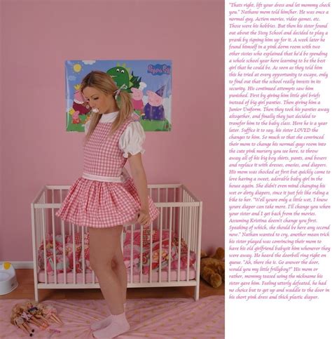 Baby captions diaper captions tg captions humiliation captions cute baby dresses sissy maid baby size dream life his eyes. Pin on Abdl