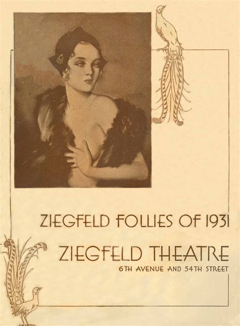 Ziegfeld Follies of 1931 (theatre program cover) | Ziegfeld follies ...