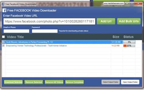 Fb video downloader goes to the facebook video page, and directly extracts the mp4 links of the video. Media Freeware - Download our Free Facebook Video Downloader