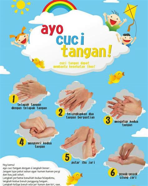 Arti penting & makna kebersihan tangan. Poster Jasa