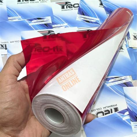 Lebih transparan dalam penggunaan bahan material dan harga jasa. stiker scotlite merah transparan sticker skotlet motor ...