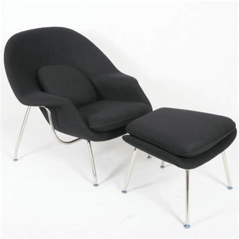 22 l x 25 w x 18 h seat height: Replica Saarinen Womb Chair & Ottoman|Womb Chair|Womb ...