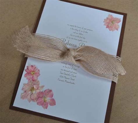 Wedding invitations that can be customized instantly online with your text & colors. dried flower invites...add turquoise ribbon...er sumthin ...