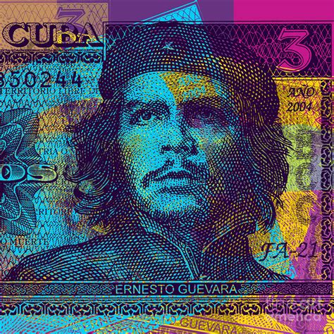 It only takes 10 minutes! Che Guevara Bank Note #2 Digital Art by Jean luc Comperat