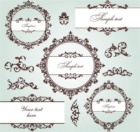 Free floral ornament vector svg eps. Western design pattern graphics free vector download ...