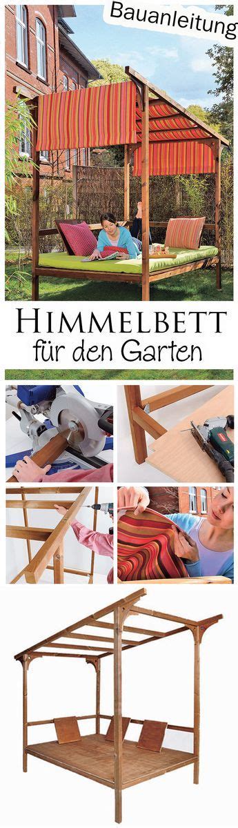 Mit diesem bett werden sie auch im garten wie auf wolken liegen. Himmelbett für den Garten | selbst.de | Himmelbett, Garten ...