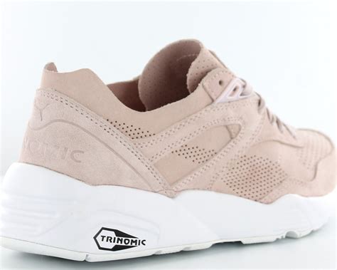 100% textile • semelle intérieure : Puma R698 soft pack femme ROSE/BLANC