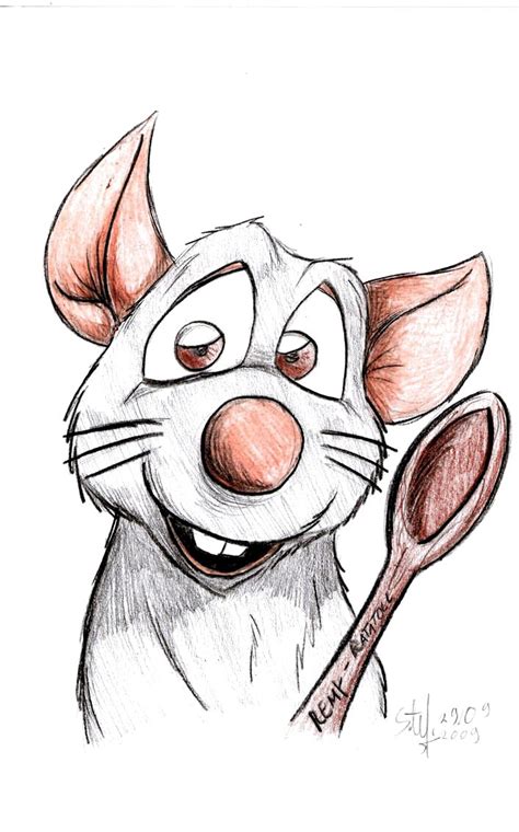 Nu de tekenaars van disney momenteel ook even zonder werk zitten, gaan ze samen met hun fans de strijd tegen de. Remy ratatouille by Steff-Magalhaes in 2020 | Tekeningen ...