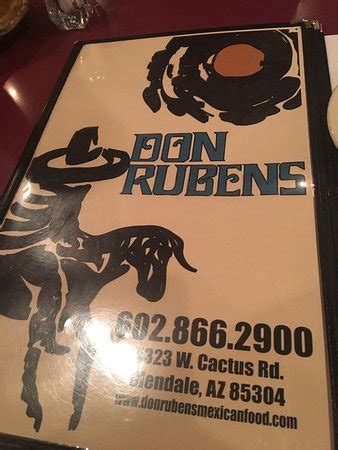 It is the perfect place to stop in for mexican food in glendale arizona! Menu - Picture of Don Rubens Mexican Restaurant, Glendale ...