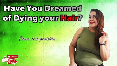 However, men start greying earlier than women. What does hair dreams mean? Dying hair, COLORS, & Grey ...