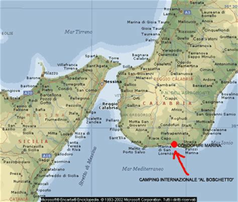 Hai 6 modi per andare da aeroporto catania (cta) a aeroporto reggio calabria (reg). Mappa - Campeggio Villaggio Turistico Al Boschetto - Calabria