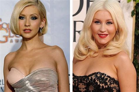 Mucho se ha especulado de cristina, sin embargo, aparentemente ésta no se ha sometido a ninguna cirugía. Christina Aguilera antes y después