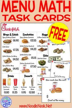 To provide you with plenty of. Menu Math- Burger Place $3 | Real food menu, Mcdonald menu, Real food recipes