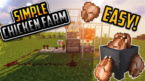 Mix panko crumbs, parmesan cheese, and parsley. How to build chicken Farm/Machine in minecraft | Early ...