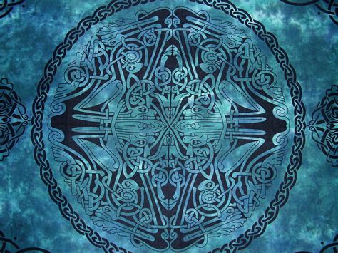 Get great deals on celtic 100% cotton needlepoint tapestries. Web of Life Celtic Tapestry Cotton Wall Hanging 80" x 60 ...