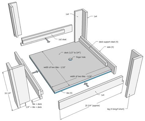 Easy coffee table drawing barkeaterlake com. Coffee Table Plans Design Images Photos Pictures