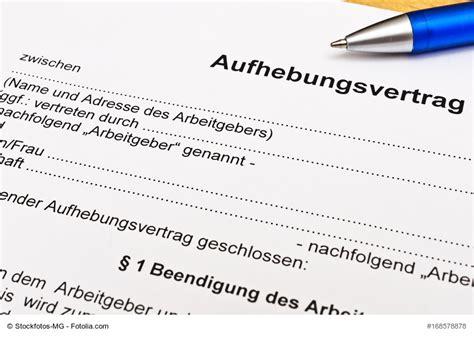 Aktuelle informationen und tipps, wie sie ihre rechte bei einer krankheitsbedingten kündigung erfolgreich durchsetzen. Aufhebungsvertrag Sperrzeit Wichtiger Grund