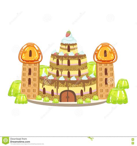 Maybe you would like to learn more about one of these? Geburtstags-Kuchen-Schloss Mit Waffel Ragt Fantasie ...