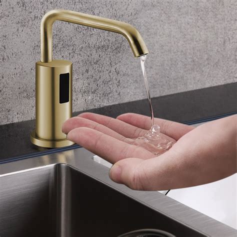 Enjoy free shipping on most stuff, even big stuff. Shop BathSelect Brushed Gold Paulo Automatic Sensor Deck Mounted Commercial Liquid Foam Soap ...