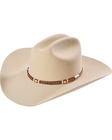 Generally, the higher the x number, the more fur in the felt and the better the quality of the hat. Stetson 6X Monterey Fur Felt Cowboy Hat | Boot Barn