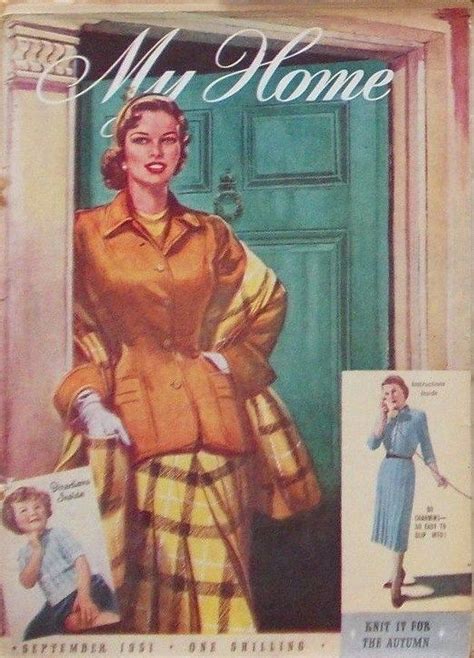 Check out our 1950s home magazine selection for the very best in unique or custom, handmade pieces from our magazines shops. My Home magazine from September 1951. | Revistas antigas ...