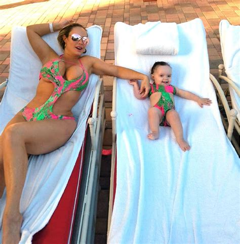 It was love at first site. Coco Austin and Daughter Chanel 'Did Miami' - in Matching ...