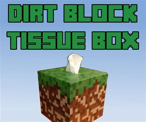 Dirt bikes mod replaces the game minecraft pe spiders and cave spiders on. How to Make a Minecraft Dirt Block Tissue Box Cover : 8 ...