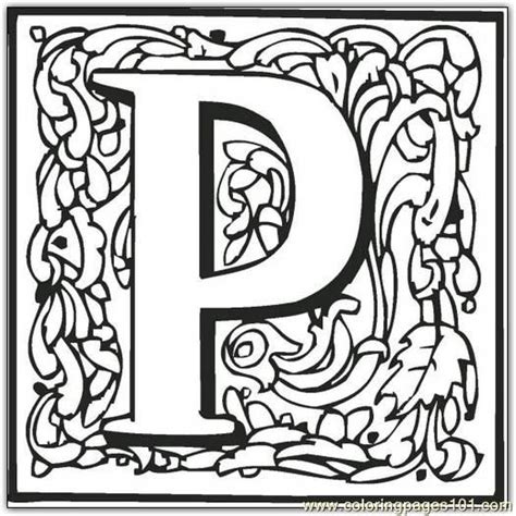 We have over 10,000 free coloring pages that you can print at home. P Coloring Page - Free Alphabets Coloring Pages ...