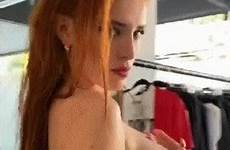 bella thorne latex sexy red gif topless gifs