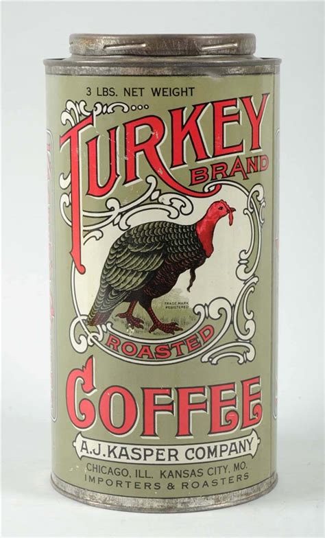 Maybe you would like to learn more about one of these? Lot Detail - Lot of 2: Turkey Brand Coffee Tin.