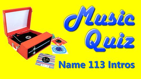 Free trivia quiz questions and answers for fun or for pub quizzes. Music Quiz - Name 113 Song Intros - With Answers | Music trivia questions