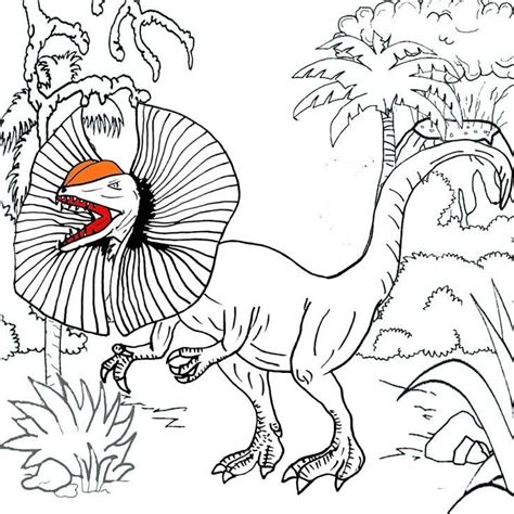 The dilophosaurus coloring pages are suitable for kindergarten, primary students, and even adults. dilophosaurus habitat coloring pages | Coloring pages ...