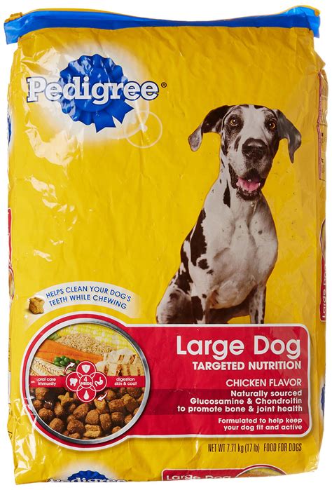 It can be challenging to find dry dog foods that you know your dog will enjoy. Pedigree Large Breed Nutrition Food for Dog 17 Pound 1 ...