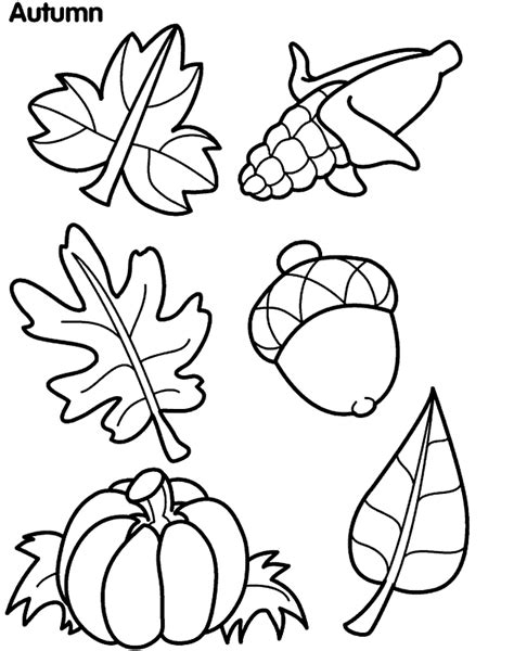 Color in the many falling leaves on this thanksgiving coloring page. Autumn Leaves on crayola.com | Fall coloring pages, Fall ...