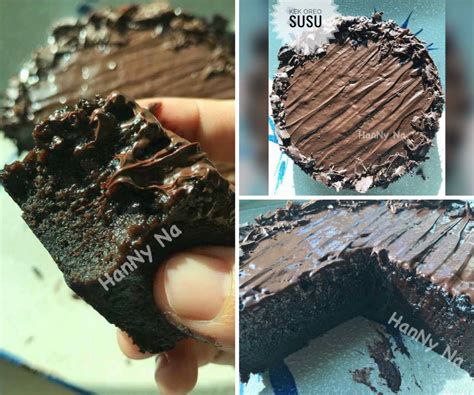 Apasal aku buat kek tu macam tak masak. Terasa Nak Makan Kek Coklat? Cubalah Kek Oreo Susu Ni ...