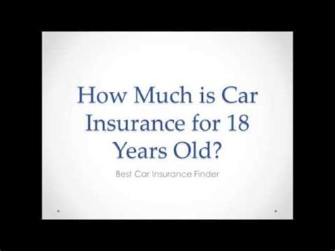 Considering that those leaners are more vulnerable to accidents while learning, there has been a dire need for such insurers to be insured against potential accidents. How Much is Car Insurance for 18 Years Old - YouTube