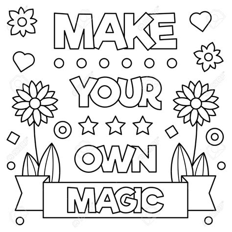 Using your colors, vendors will easily be on the same page and one step closer to making your dream wedding a reality. Make your own magic. Black and white vector illustration. , #sponsored, #Black, #magic, #white ...