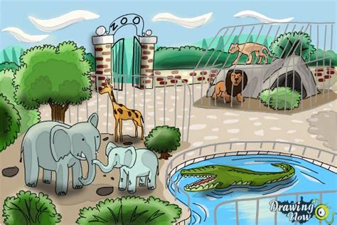 I'm so happy about how they turned out! Zoo Cartoon Drawing at GetDrawings | Free download