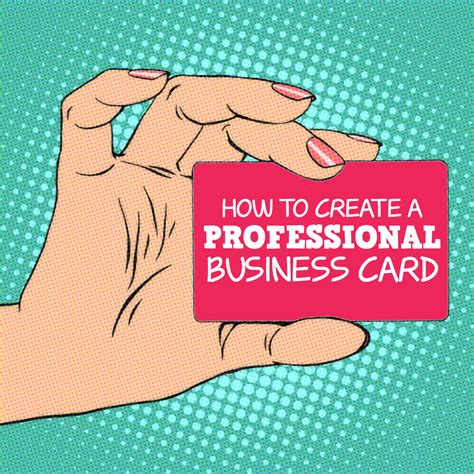 It adds elegance to branding at the best price rate. How to Create A Professional Business Card: Information ...