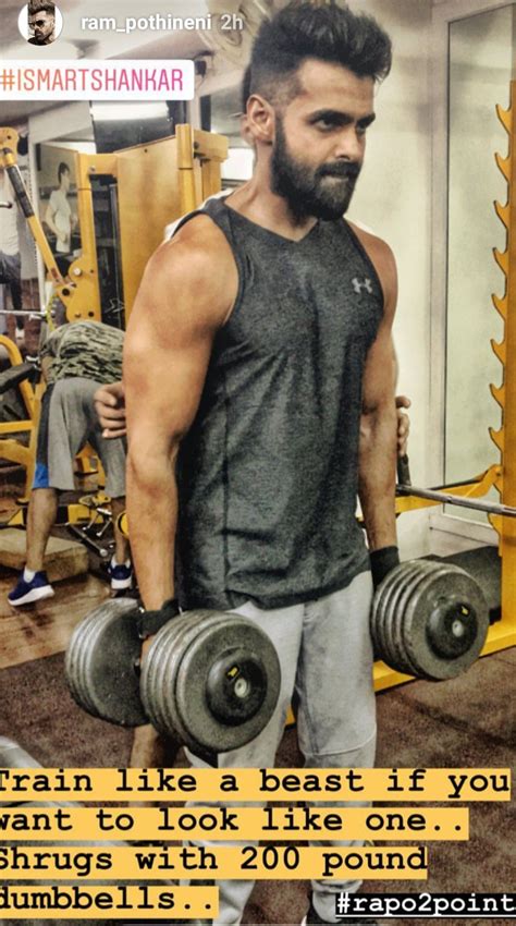 Does ram pothineni drink alcohol?: Gym work | Ram photos, You fitness, Fitness tips